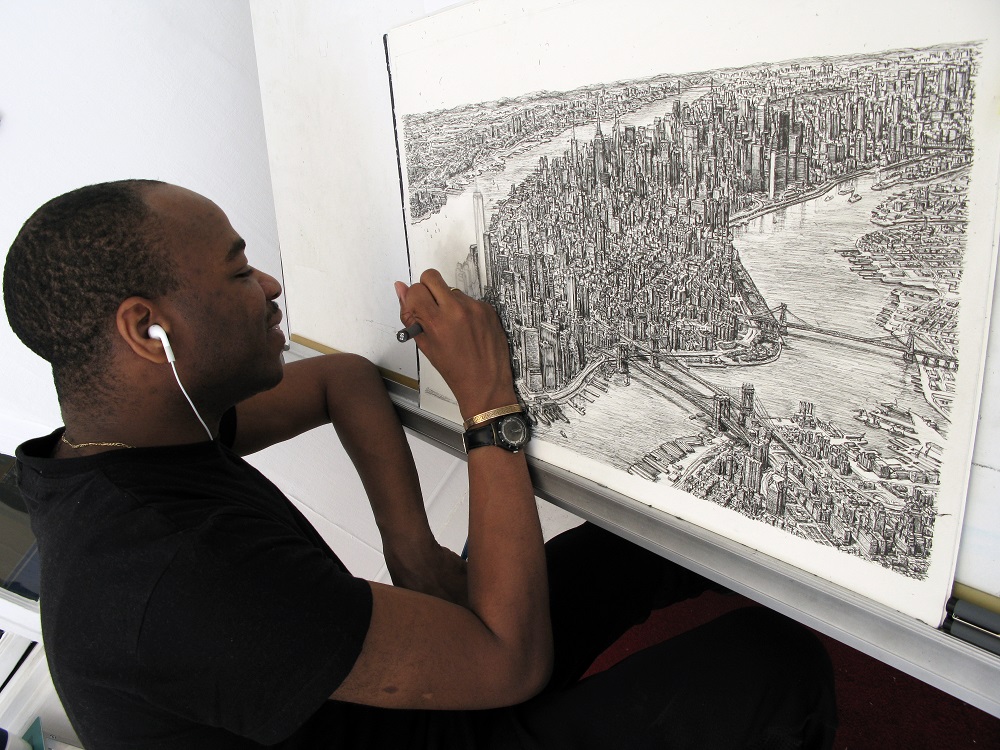 Stephen Wiltshire y el reto de dibujar la CDMX de memoria