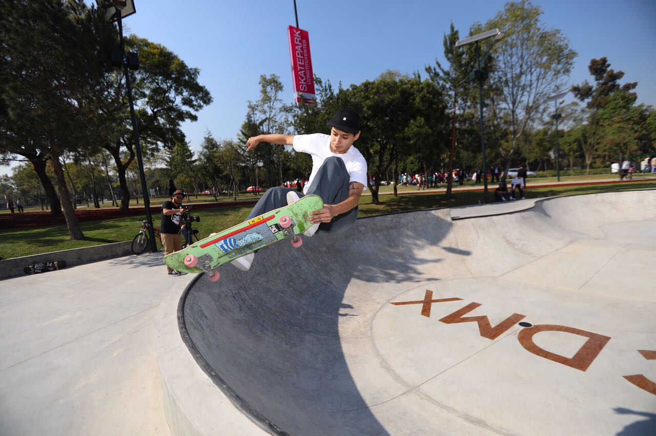 El skatepark más grande de la CDMX está en Chapultepec