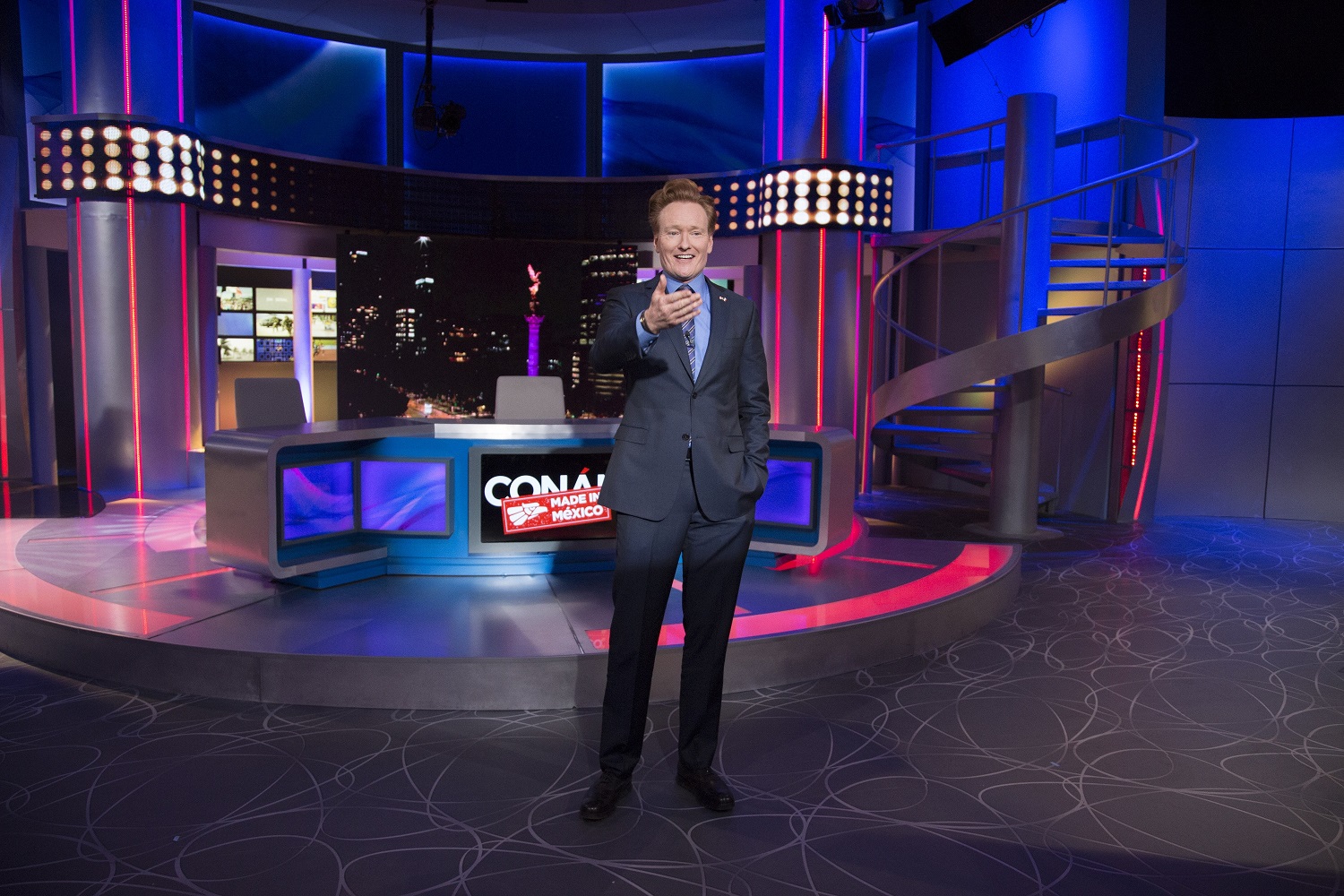 Así fue el programa de Conan O´Brien en México