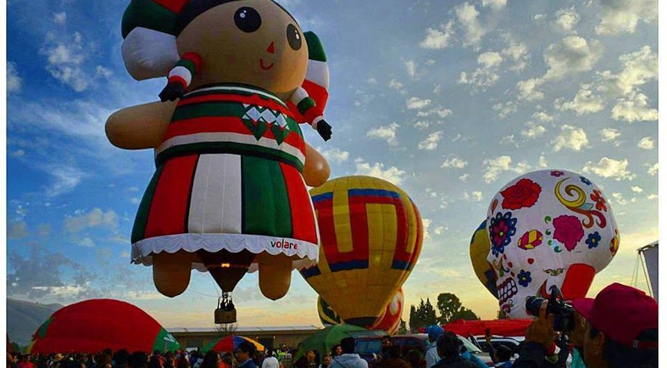 Vuela en globo aerostático en Teotihuacán