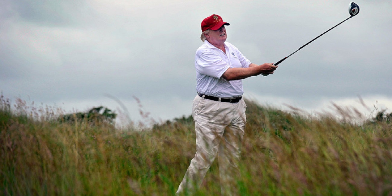 Trump, un presidente golfista