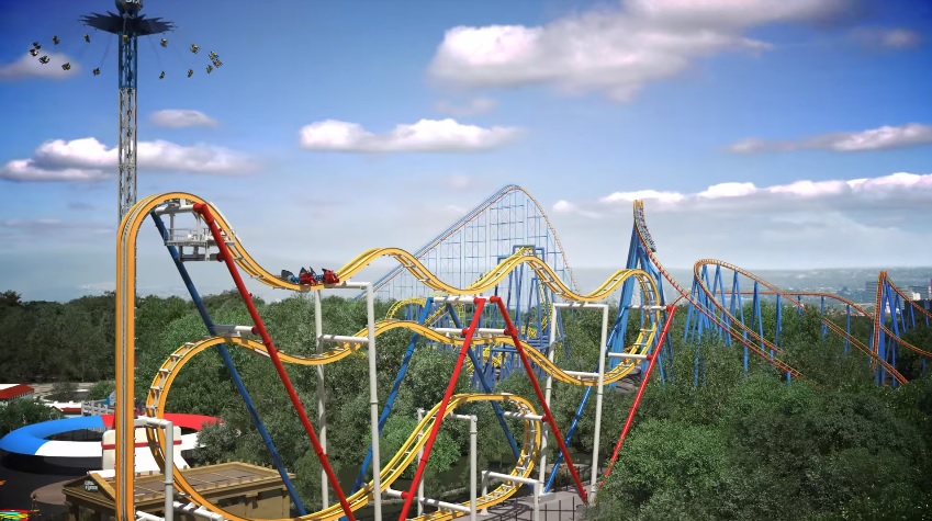 Video: Wonder Woman Coaster, la nuevo atracción de Six Flags