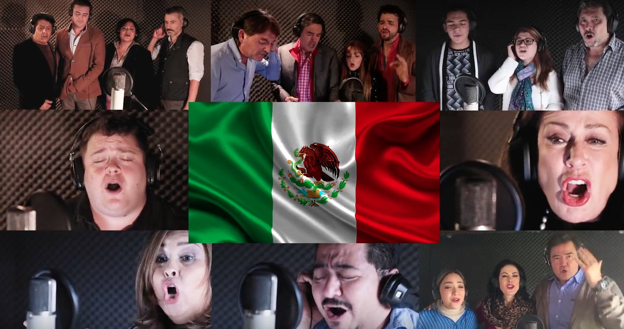 Abrazan a México con una canción