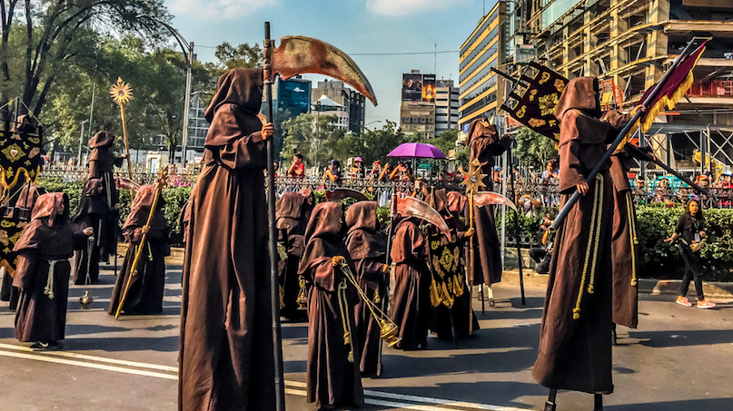 La Muerte Viva se paseó por Reforma