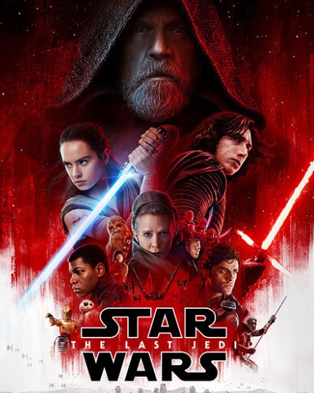 Star Wars: The Last Jedi, se impone en taquillas mundiales en su primer fin de semana