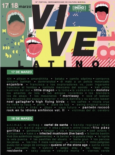 Vive Latino 2018: Un trozo de numeralia
