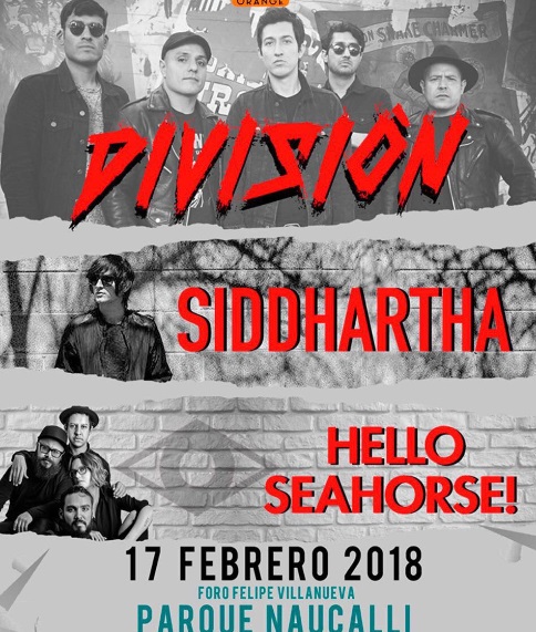 Siddhartha, Hello Seahorse! y División Minúscula tocarán juntos en el Parque Naucalli