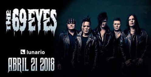 La legendaria agrupación finlandesa de rock gótico: The 69 Eyes, regresa a México