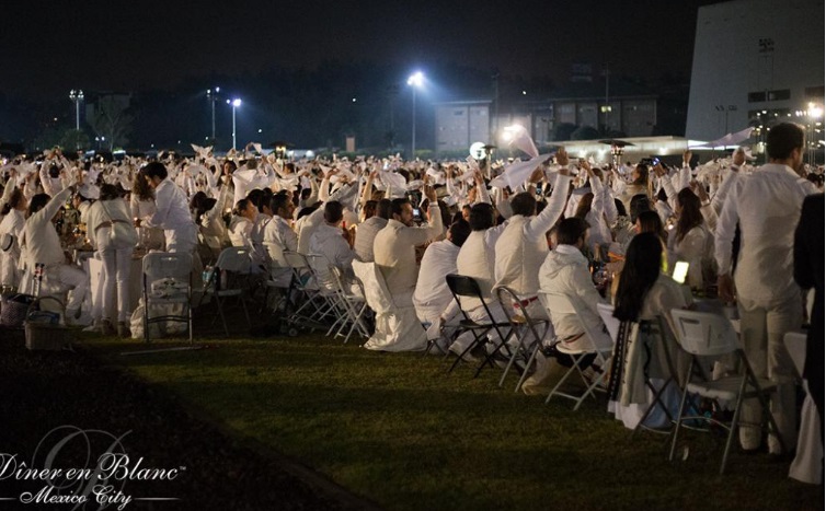 La CDMX celebrará su sexta edición de Le Dîner en Blanc 2018