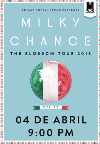 El dúo alemán Milky Chance se presenta por primera vez en México