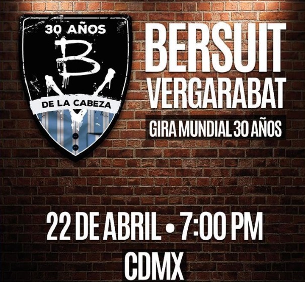 Bersuit Vergarabat celebrará 30 años de música en El Plaza Condesa