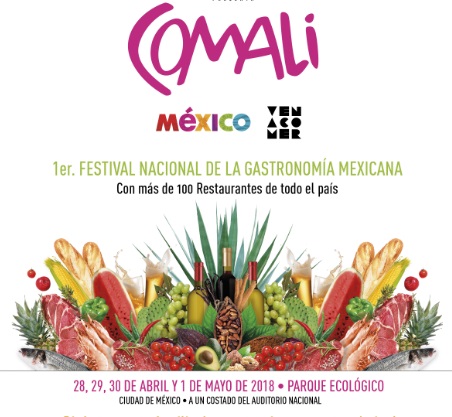 Realizarán 1ra edición de COMALI México, festival gastronómico mexicano