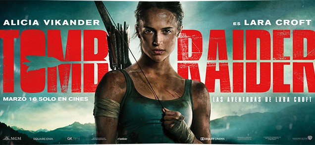 Alicia Vikander visitará México para promocionar Tomb Raider: Las aventuras de Lara Croft