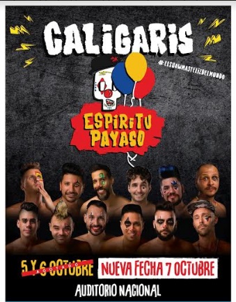 El Espíritu Payaso de Los Caligaris abre una tercer fecha en la CDMX