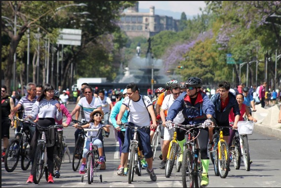 Con gran rodada conmemora CDMX Día Mundial de la Bicicleta