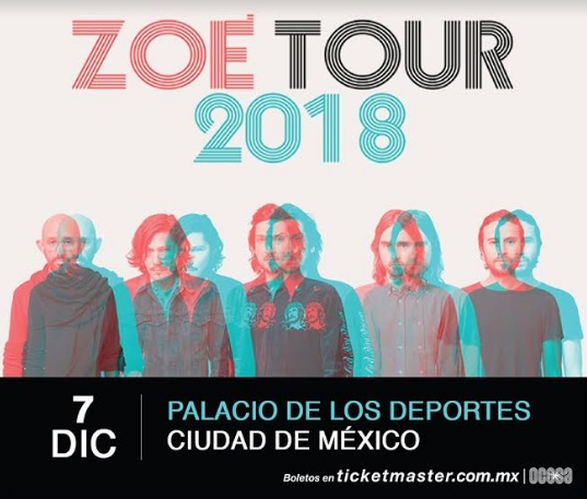 Zoé va del Auditorio Nacional al Palacio de los Deportes