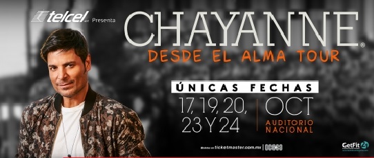 Chayanne regresa a México con la gira Desde el Alma Tour