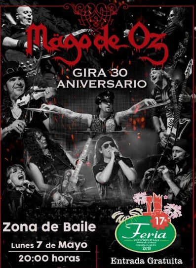 Mägo de Oz celebrará 30 años de carrera musical este lunes 7 de mayo