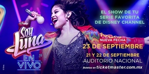 Darán dos funciones más de Soy Luna en Vivo en el Auditorio Nacional