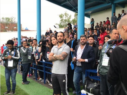 Maluma visitó a la Selección Mexicana de Futbol en Rusia 2018