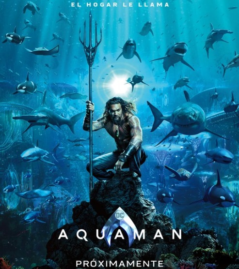 Conoce el nuevo póster de Aquaman, filme que se estrenará en diciembre
