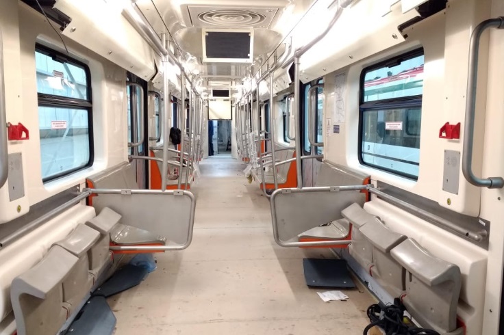 Todo listo para inicio de pruebas del primer tren nuevo de la Línea 1 del Metro