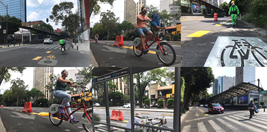 Arrancan las ciclovías emergentes en la CDMX