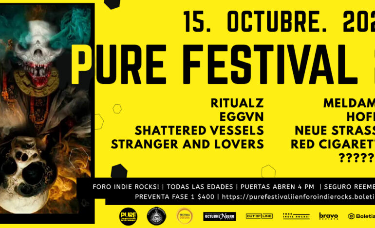 Pure Festival 2 reunirá a lo mejor de la música oscura