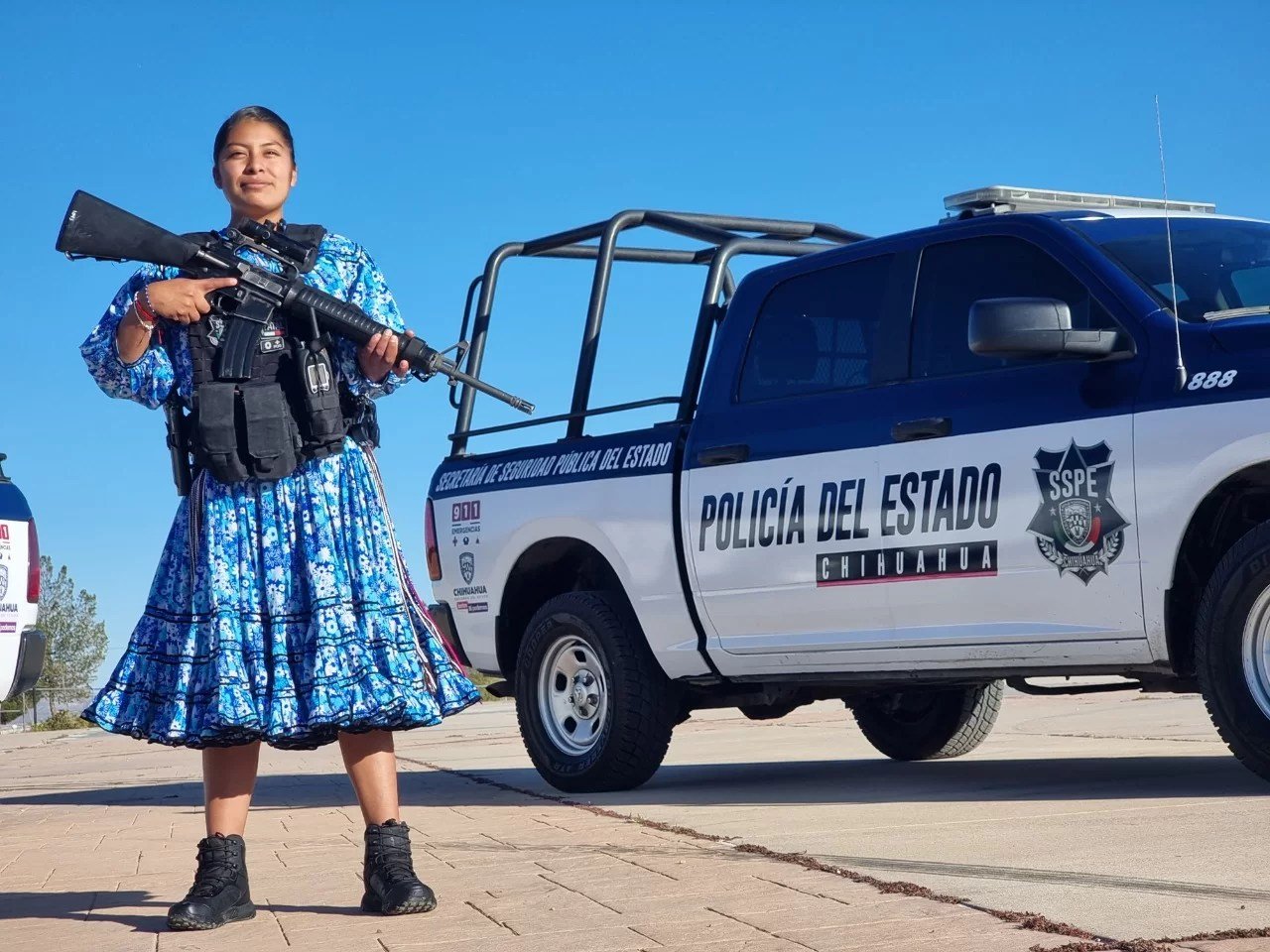 Mujer rarámuri cumple su sueño: ser policía en Chihuahua