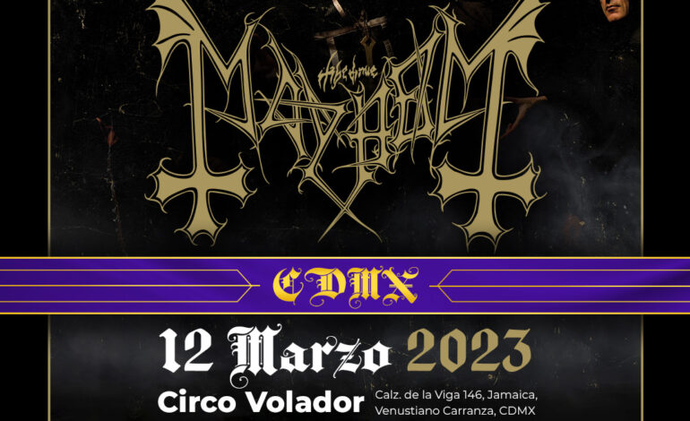 CDMX, la última parada en la gira de Mayhem por México