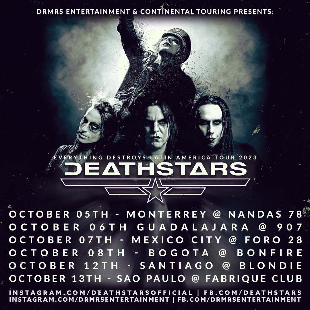 Deathstars anuncia presentaciones en México