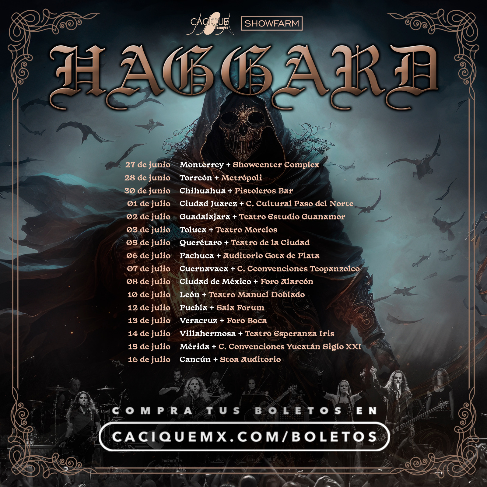 Haggard anuncia extensa gira por nuestro país