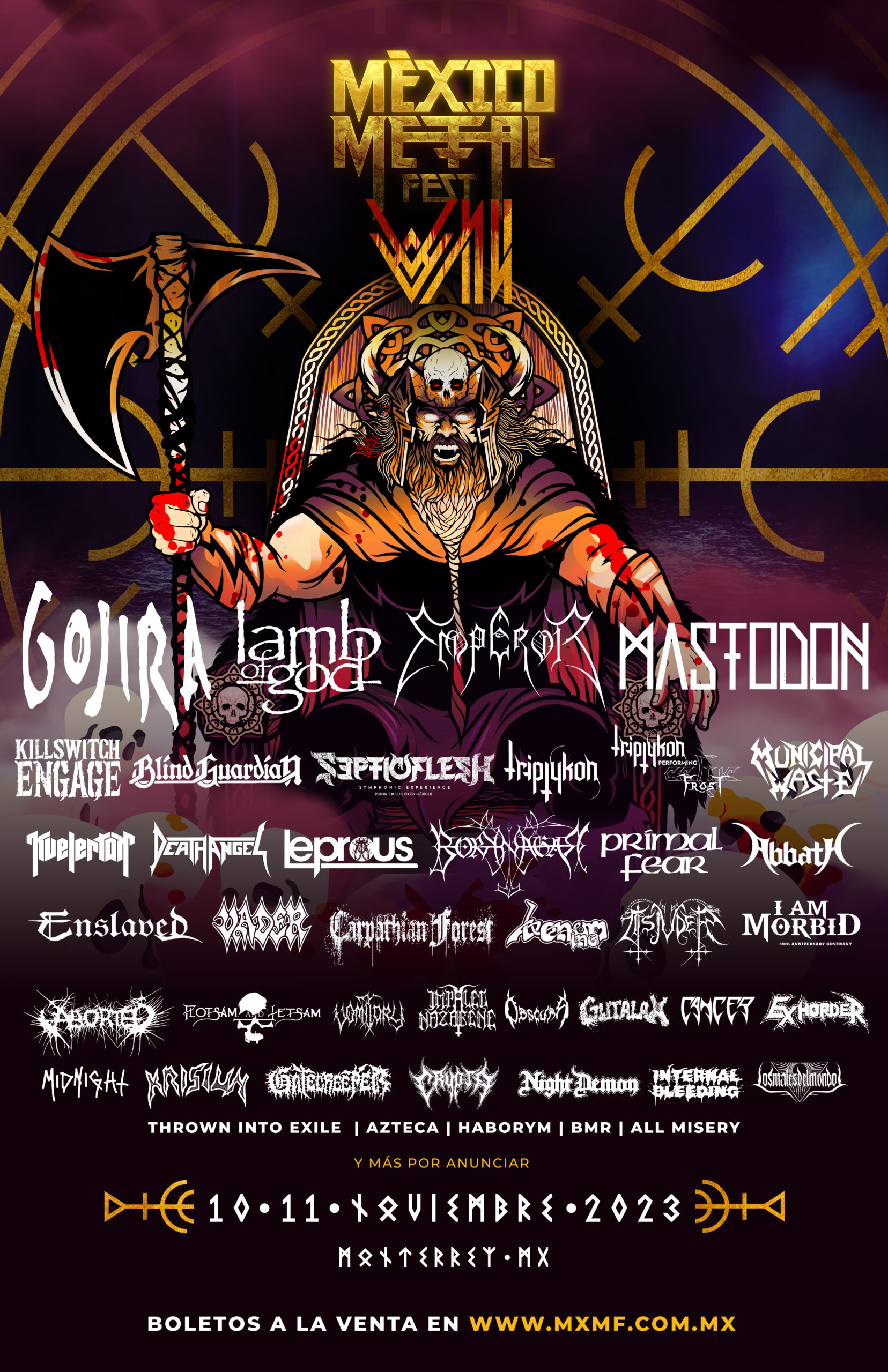 Gojira y Mastodon, nuevos headliners del México Metal Fest VII