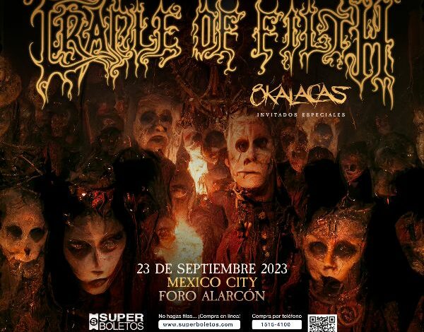 Cradle Of Filth anuncia gira por México en septiembre