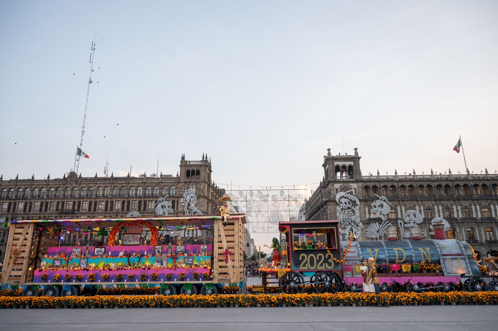 Pancho Villa protagoniza la Ofrenda del Zócalo